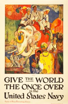 WW1 Recruitment Poster for the US Navy, 1919