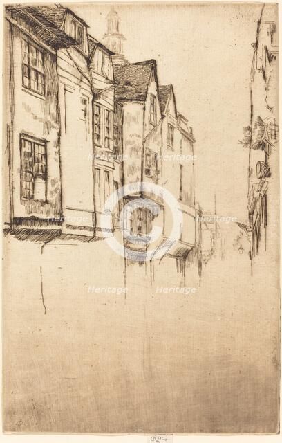 Wych Street, 1877. Creator: James Abbott McNeill Whistler.