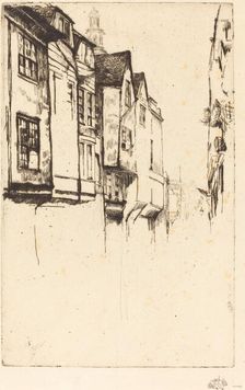 Wych Street, 1877. Creator: James Abbott McNeill Whistler