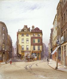 Wych Street and Holywell Street, Westminster, London, 1881. Artist: John Crowther