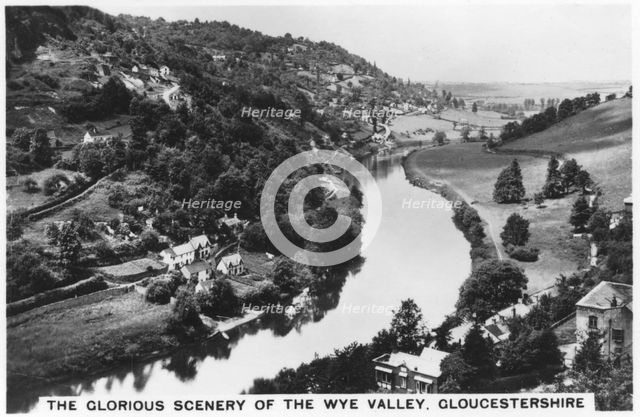 Wye Valley, Gloucestershire, 1936. Artist: Unknown