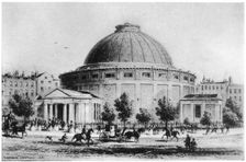 Wyld's Globe, Leicester Square, London, 1851-1862 (1907)