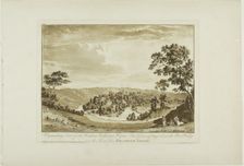 Wynnstay, Seat of Sir Watkin Williams Wynn Bart from a Cottage above the New Bridge over the..., 177 Creator: Paul Sandby
