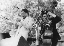Wynton Marsalis and Delbert Felix, North Sea Jazz Festival, 1982. Creator: Brian Foskett