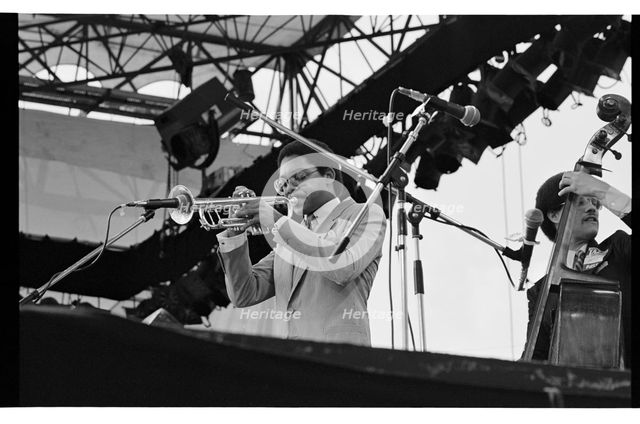 Wynton Marsalis, Knebworth, 1982.   Artist: Brian O'Connor.
