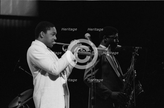 Wynton Marsalis (T Williams), Capital Jazz Festival, RFH, London, 1988.  Artist: Brian O'Connor.