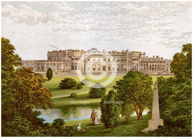 Wynyard Park, County Durham, home of the Marquis of Londonderry, c1880. Artist: Unknown