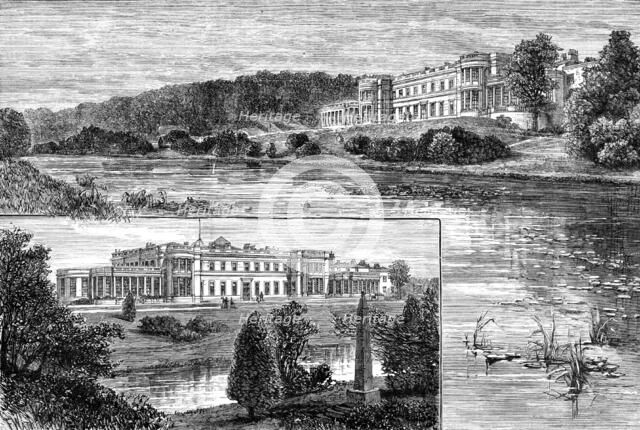 Wynyard Park, seat of the Marquis of Londonderry, visited by the Prince and Princess of Wales, 1883. Creator: Unknown.