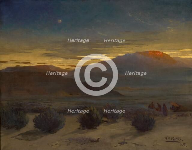 Wyoming Desert, 1908. Creator: Wilhelm J Riess.