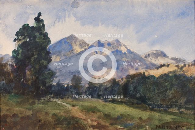 Wyoming Foot Hills, 1921. Creator: William Henry Holmes.