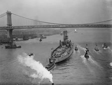 WYOMING from Brooklyn Bridge, between c1910 and c1915. Creator: Bain News Service