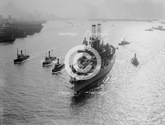 WYOMING from Brooklyn Bridge, between c1910 and c1915. Creator: Bain News Service.
