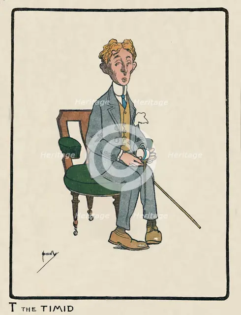 'T the Timid', 1903. Artist: John Hassall.