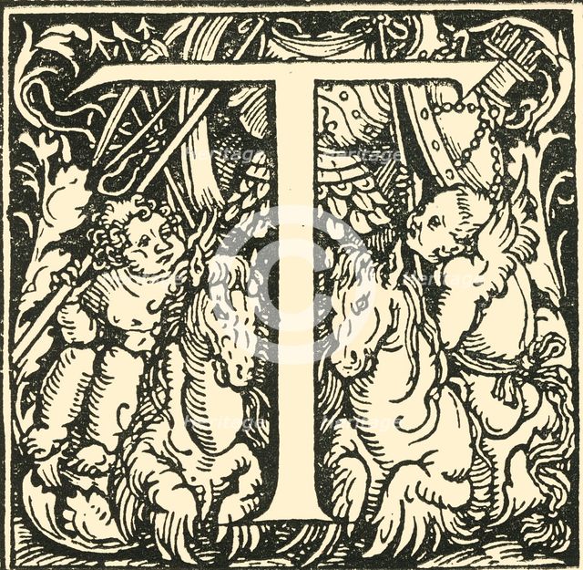 'T - An Alphabet by Hans Weiditz', c1520-1521, (1908). Creator: Hans Weiditz.