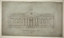 T.B. Blackstone Memorial Library, Chicago, Illinois, East Elevation, 1901-02. Creator: Solon Spencer Beman