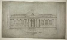T.B. Blackstone Memorial Library, Chicago, Illinois, East Elevation, 1901-02. Creator: Solon Spencer Beman