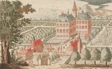 t Huis ter Werve in: Tooneel Der Voornaamste Nederlands Huizen, En Lust Hoven, Naar T ..., n.d.. Creator: Unknown