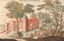t Huis van de Hr van Klinkerland in: Tooneel Der Voornaamste Nederlands Huizen, En Lus..., n.d.. Creator: Unknown