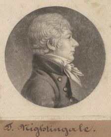 T. Nightingale, 1801. Creator: Charles Balthazar Julien Févret de Saint-Mémin