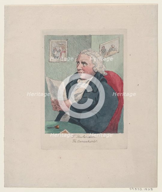 T. Rowlandson. The Caricaturist, ca. 1900., ca. 1900. Creator: Anon.