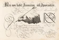 T'Magazin oft Pac-huys der Loffelÿcker Penn-const (The Store Room or Ware House of the Pra..., 1616. Creator: Simon Wynhoutsz Frisius