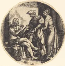 To Clothe the Naked. Creator: Georg Pencz