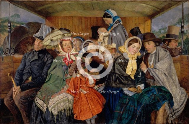 To Brighton and Back for Three and Sixpence, 1859. Creator: Charles Rossiter.