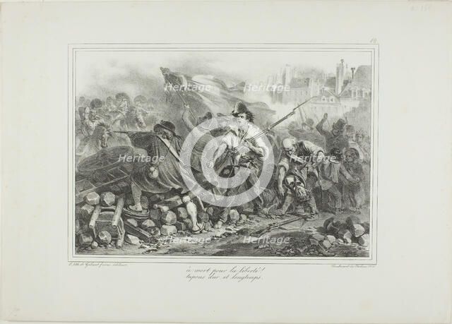 To Death for Liberty!, 1831. Creator: Auguste Raffet.