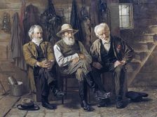 To Decide the Question, 1897. Creator: John George Brown