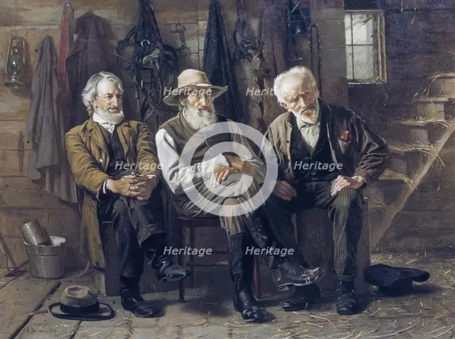 To Decide the Question, 1897. Creator: John George Brown.
