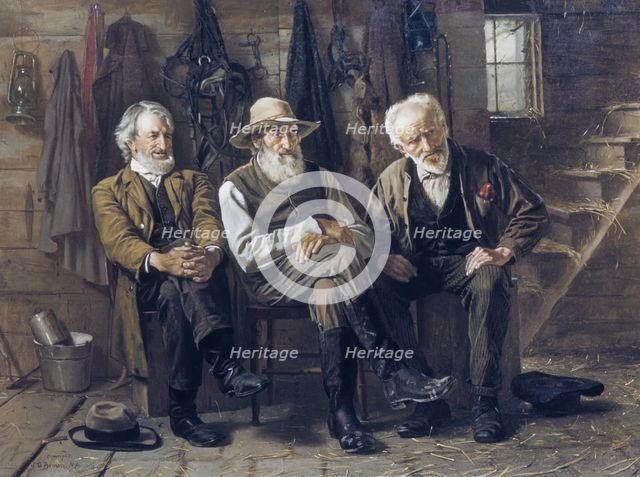 To Decide the Question, 1897. Creator: John George Brown.