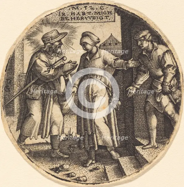 To House the Pilgrims. Creator: Georg Pencz.