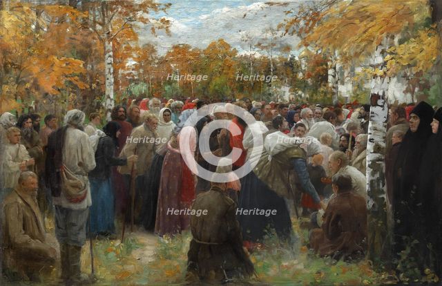 To holy places, 1911. Creator: Popov, Lukian Vasilyevich (1873-1914).