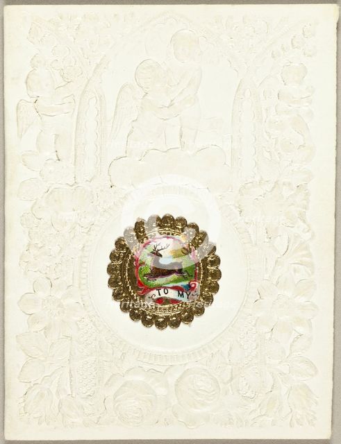 To My Dear (valentine), c.1860. Creator: Unknown.