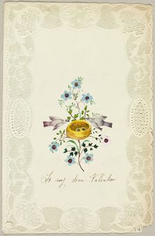 To My Dear Valentine (valentine), c. 1840. Creator: George Kershaw