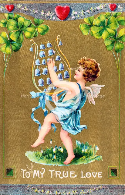 'To My True Love', American Valentine card, c1910. Artist: Anon