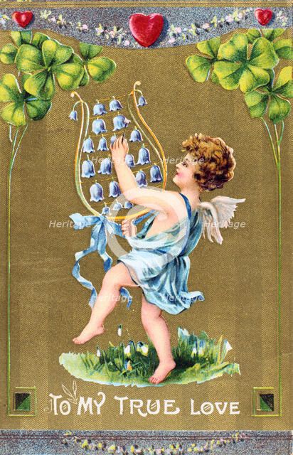 'To My True Love', American Valentine card, c1910. Artist: Anon