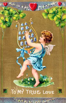 To My True Love American Valentine card, c1910. Artist: Anon