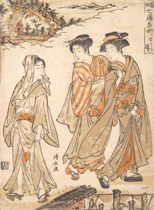 To-no Sawa (Name of one of the hot springs at Hakone), ca. 1779. Creator: Torii Kiyonaga