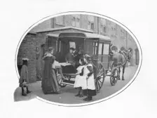 To school by ambulance, London, c1903 (1903)