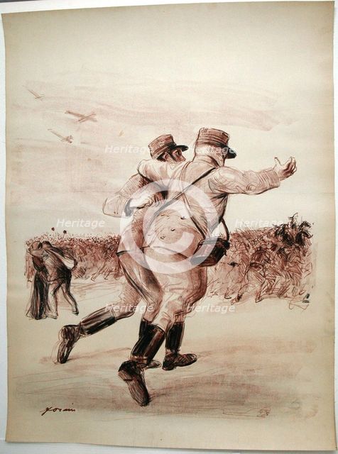 To Serve, 1913. Creator: Jean Louis Forain.