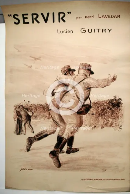 To Serve, 1913. Creator: Jean Louis Forain.