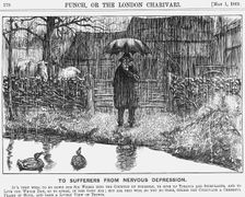 To Sufferers from Nervous Depression 1869. Creator: Unknown