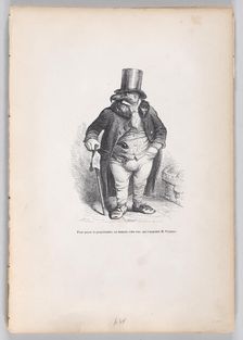 To pay the landlord, a very harsh man, whose name was M. Vautour from Scenes from t..., ca. 1837-47. Creator: Andrew Best Leloir