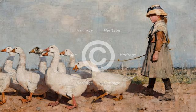 To Pastures New, 1883. Creator: Sir James Guthrie.