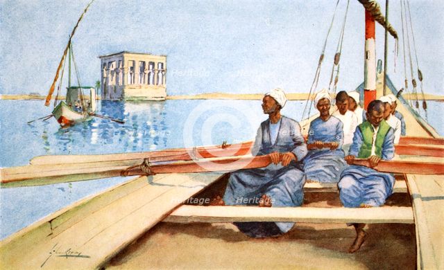 'To Philae in a Felucca', 1908.  Creator: Lance Thackeray.