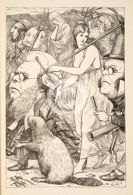 To pursue it with forks and hope', pub. 1876. Creator: Henry Holiday (1839 - 1927).