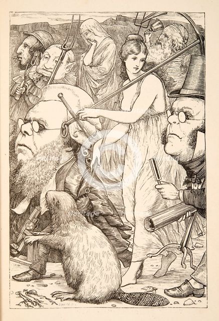 To pursue it with forks and hope', pub. 1876. Creator: Henry Holiday (1839 - 1927).