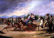 To the bulls! Oil by Francisco de Paula Bringas