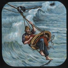 To the rescue: the life-buoy c1900. Creator: Unknown